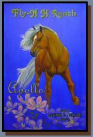 "Apollo Fabio", a Genesis oil painting designed to give the feeling of a Fabio bookcover.