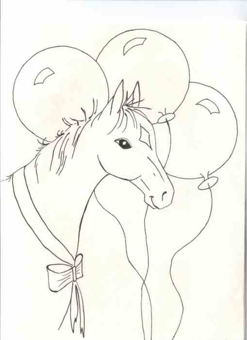 Page 22 from Coloring Book of Horses